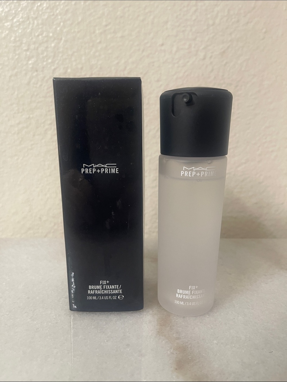MAC Cosmetics Prep + Prime Fix+ Setting Mist — Black & Clear